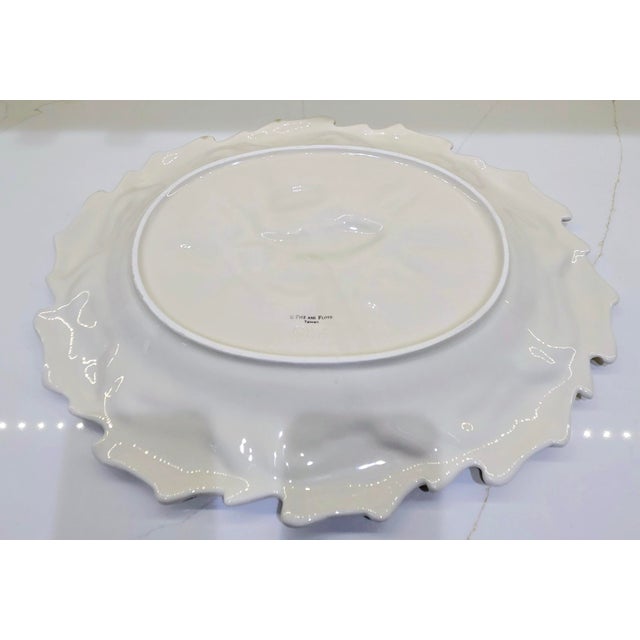 1996 Fitz and Floyd Oceana Fish Serving Platter For Sale - Image 10 of 12