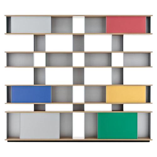 Wood and Aluminium Nuage Shelving Unit by Charlotte Perriand for Cassina For Sale - Image 11 of 11