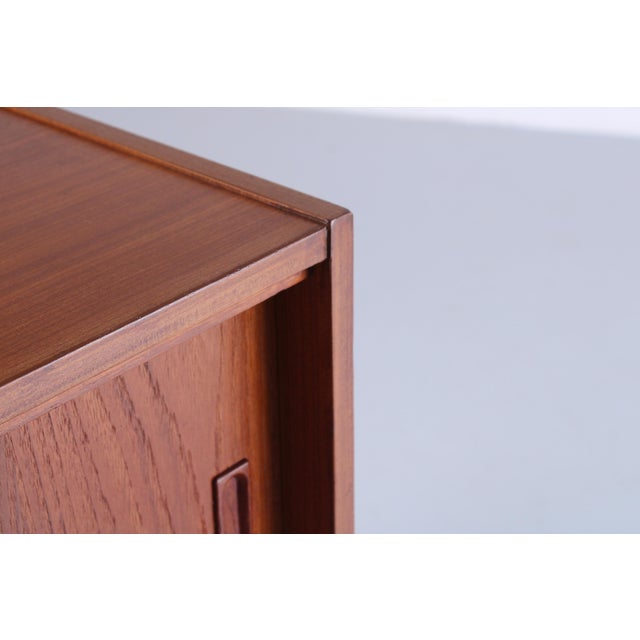 Brown Small Danish Teak Sideboard from Fristho, 1950s For Sale - Image 8 of 17