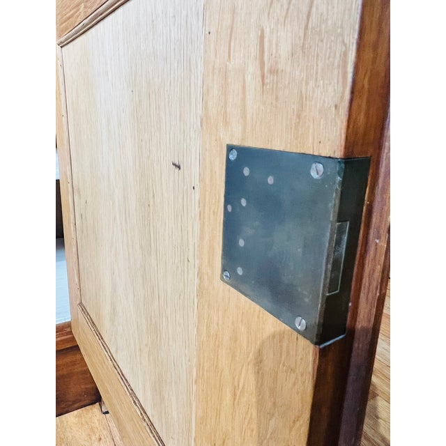 Antique German Art Nouveau Credenza with Mirror from Nic. Eckel Kaiserslautern, Germany, 1890s For Sale - Image 9 of 18