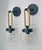 Modern Vintage Attributed to Visual Comfort Modern Jute Rope Wall Sconces Brass Finish With Glass Globes - a Pair For Sale - Image 3 of 17