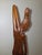 1950s Large 21" Mid-Century Balinese Art Deco Macassar Ebony Wood Elongated Maiden Sculpture by a.a. Fatimah For Sale - Image 5 of 12