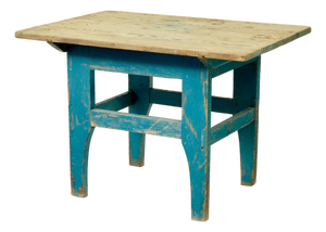 Swedish Painted Pine Side Table, 1880