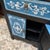 Hand Painted Front Black Nightstand, Cobalt For Sale - Image 12 of 12