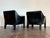 Animal Skin Vintage 1980s Cassina Cab Leather Lounge Chairs For Sale - Image 7 of 10