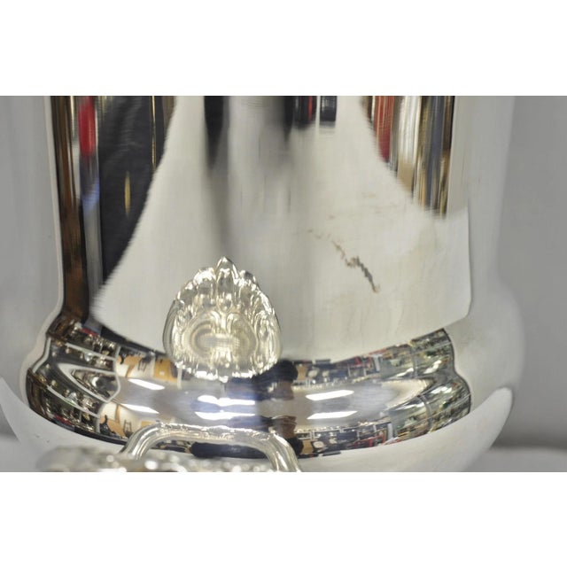 Vintage Newport Gorham Silver Plated Trophy Cup Urn Champagne Chiller Ice Bucket For Sale - Image 10 of 13
