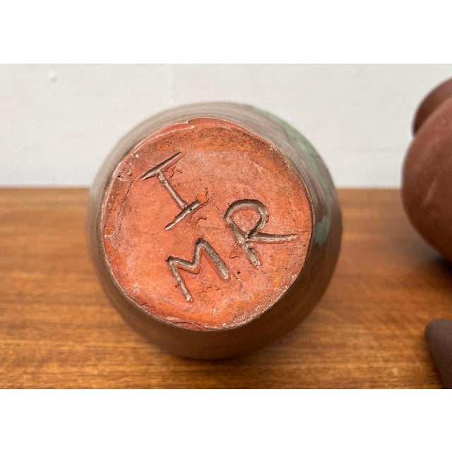 Mid-Century German Studio Pottery Vases from M.R. I and II, 1960s, Set of 4 For Sale - Image 15 of 18