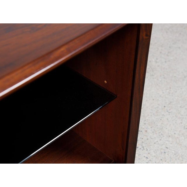 Brown Midcentury Modern Danish Sideboard in Rosewood by Svend Aage Madsen for HP Hansen, 1960s For Sale - Image 8 of 13