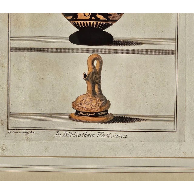 Traditional 18th Century Italian Print of Ancient Greek Pottery For Sale - Image 3 of 5