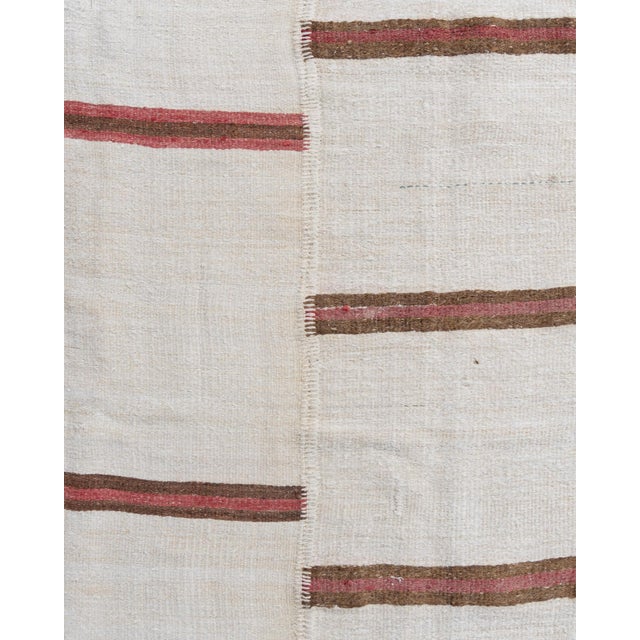 Large Vintage Turkish Kilim Flat Weave Rug Runner 14ft X 26ft For Sale - Image 10 of 14