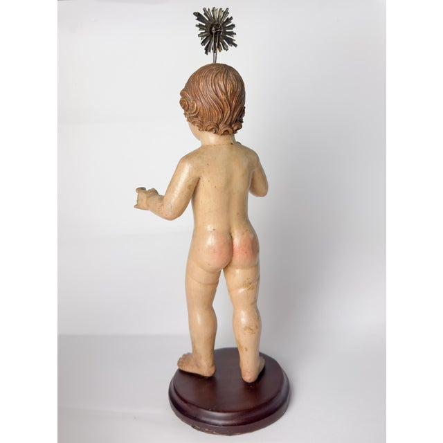 Flemish Mechelen Artist, Jesus Sculpture, 17th Century, Wood For Sale - Image 9 of 16