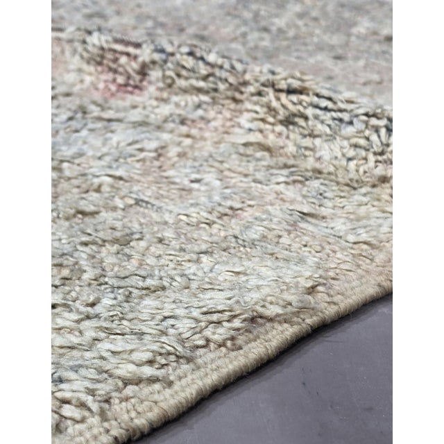 Beige Moroccan Beni Mguild Wool Rug - 10.5 X 6.9 Ft For Sale - Image 8 of 8