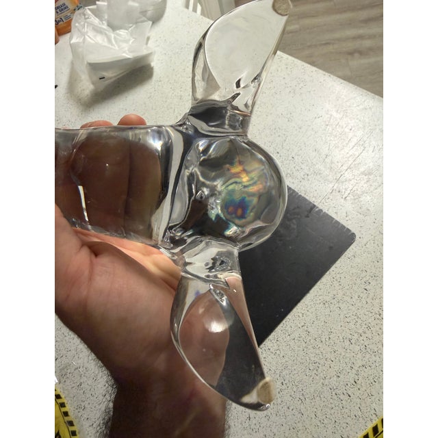 Daum France Crystal Sea Lion 11in Pate De Verre For Sale - Image 12 of 12