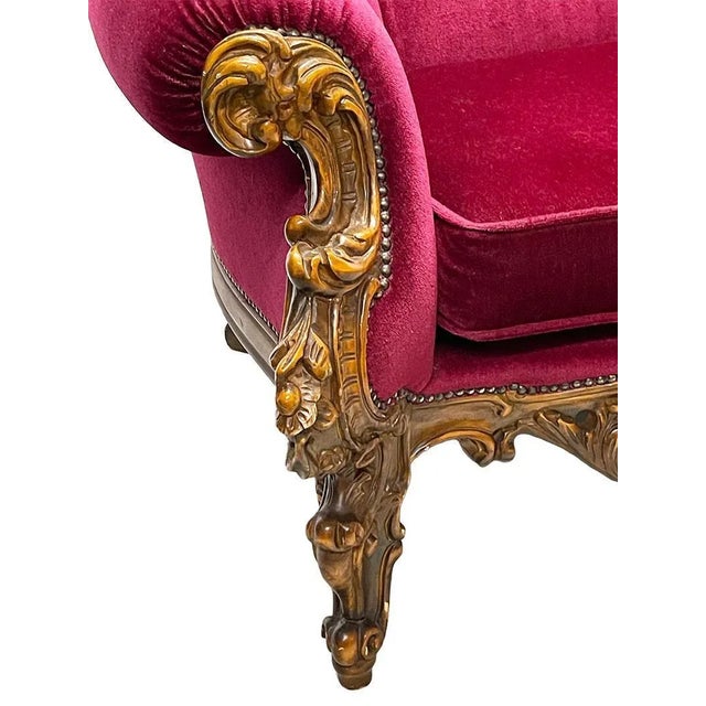 Italian Baroque 3-Seater Sofa, 1970s For Sale - Image 6 of 8