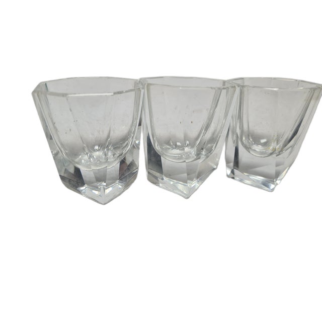1930s Art Deco Glasses, Poland, 1930s, Set of 3 For Sale - Image 5 of 10