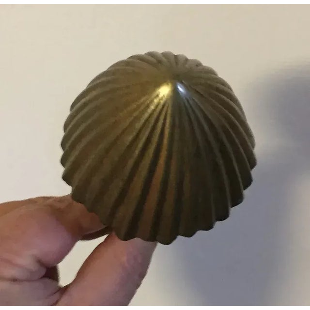 Metal 1800 Antique French Empire Directoire Brass Drapery Tie backs with Iron Mounts - A Pair For Sale - Image 7 of 12