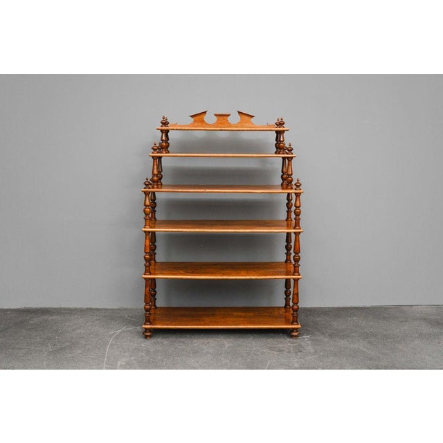 Item: Tiered Shelf Period & Style: Gründerzeit - second half of the 19th century Features - elegant and practical piece of...