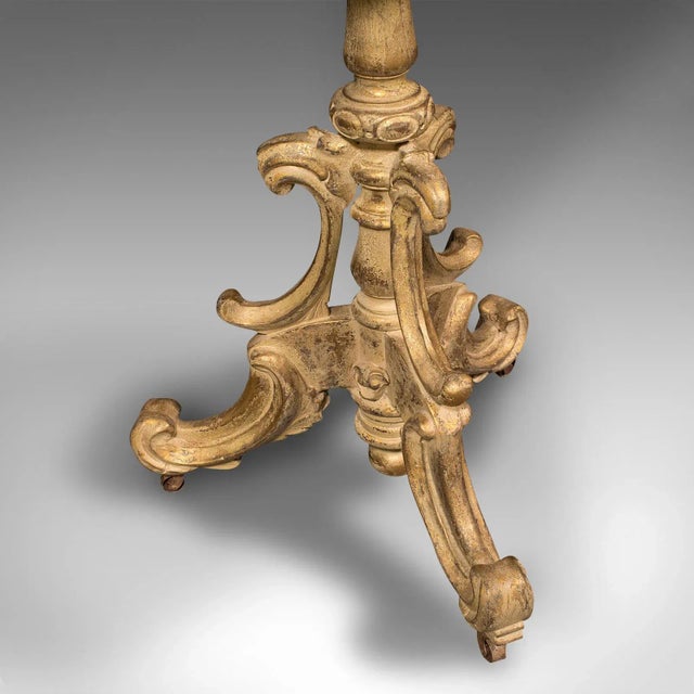 Brown 1900s Antique Victorian Decorative Side Table For Sale - Image 8 of 13