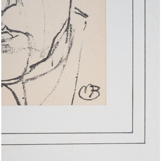 Maurice Barraud, Homme à la pipe, Lithograph For Sale - Image 4 of 6