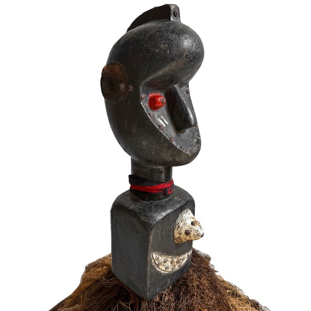 Wood Vintage Rare Baga West Guinea Large Headdress For Sale - Image 7 of 14