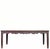 Wood Antique Elm 82" Long Dining Table For Sale - Image 7 of 11