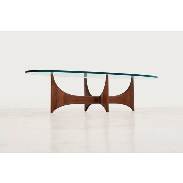 Adrian Pearsall for Craft Associates Oiled Walnut Coffee Table 1965 For Sale - Image 4 of 12