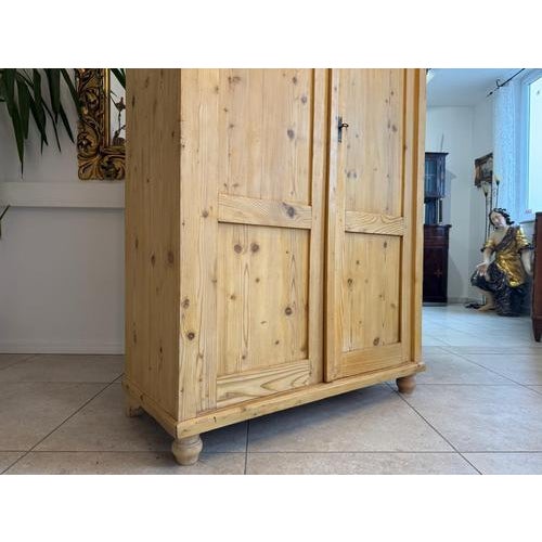 Farmhouse Cabinet in Natural wood For Sale - Image 8 of 12