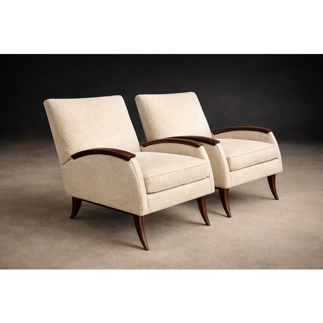 Pair of Brazilian Rosewood Lounge Armchairs by Liceu De Artes E Ofícios, Brazil, 1960s For Sale - Image 9 of 18