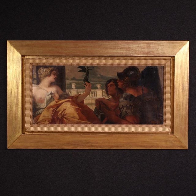 Pompeo Massani, Allegory of Victory, 1880, Oil on Canvas For Sale - Image 13 of 13