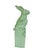Ceramic Glazed Celadon Rabbits Sculpture 14"h For Sale - Image 7 of 10