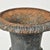 Pair of Small Vintage Cast Iron Urn Planters 12" For Sale In Rochester - Image 6 of 8