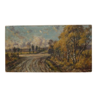 20th Century Belgian Landscape Painting For Sale