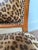 Mid 20th Century Empire Style Leopard Print Animal Hide Carved Wood Arm Chair For Sale - Image 11 of 13