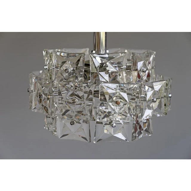Mid-Century Modern Mid-Century Crystal Chandelier by Kinkeldey, Germany, 1960s For Sale - Image 3 of 13