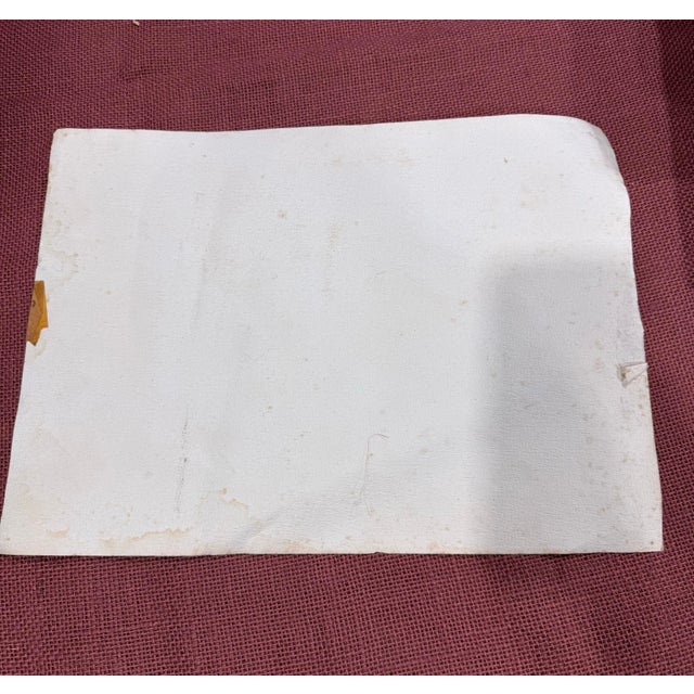 Della Watercolor/ Pastel 1950s Loose Signed 14.5x11 Good condition see pictures No frame loose The product is a medium-...