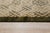Art Deco 3x18 Olive Gold Geometric Lattice Hand-Knotted Wool Runner For Sale - Image 3 of 4