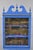 Chinoiserie Vintage Chinoiserie Blue Hand Painted Gold Gilt Narrow Bookcase Secretary Desk For Sale - Image 3 of 18