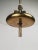 Fontana Arte Brass and Curved Glass Pendant Lamp in the style of Pietro Chiesa for Fontana Arte, 1940s For Sale - Image 4 of 12