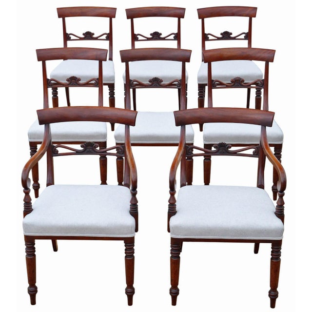 Antique Mahogany Dining Chairs, 1825, Set of 8 For Sale - Image 11 of 11