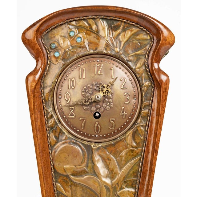 Art Nouveau Clock attributed to Louis Majorelle, 1915 For Sale - Image 4 of 6