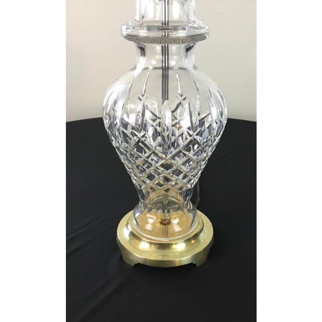 Waterford Crystal “Lismore” Ginger Jar Lamp Chairish