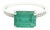 Natural Emerald Diamond Ring Size 6.5 14k Gold 1.95 TCW Certified For Sale