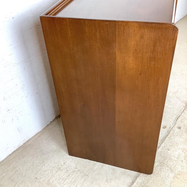 Vintage Templeton Furniture Co. Walnut Four-Drawer Chest For Sale - Image 4 of 16