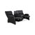 Black Leather Three-Seater Sofa with Manual Function from Himolla Trapez For Sale - Image 5 of 18