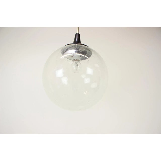 Made in Czechoslovakia. Made of glass, plastic. with aged patina. 1xE27 or E26 bulb. Re-polished. Good original condition....