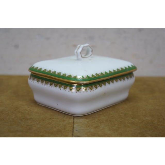 Antique Porcelain Ceramic Lidded Butter Dishes Casseroles Tureens 6" - Set of 5 For Sale - Image 12 of 18