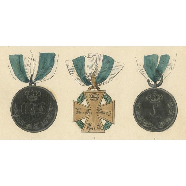 Orders of Anhalt, 1844, Paper For Sale - Image 6 of 9