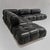 Mario Bellini Camaleonda Modular Sofa in Black Leather by Mario Bellini for C&B / B&B Italia, 1970s, Set of 5 For Sale - Image 4 of 18