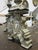 Vintage European Baroque Style Silvered Altar Candlestick Table Lamps - Pair For Sale - Image 4 of 6
