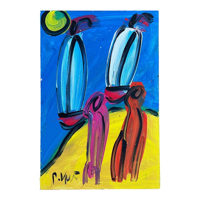 Original Peter Keil Painting - Sailboats For Sale